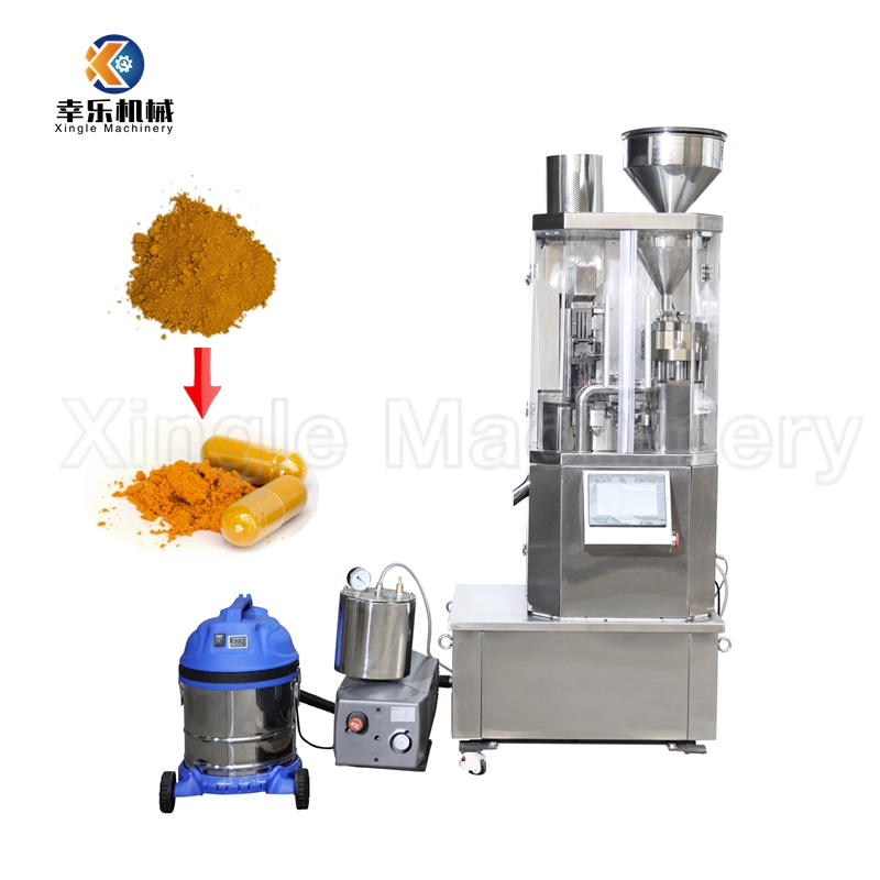 เครื่องบรรจุแคปซูลอัตโนมัติสแตนเลส NJP-400 พร้อมหน้าจอสัมผัส