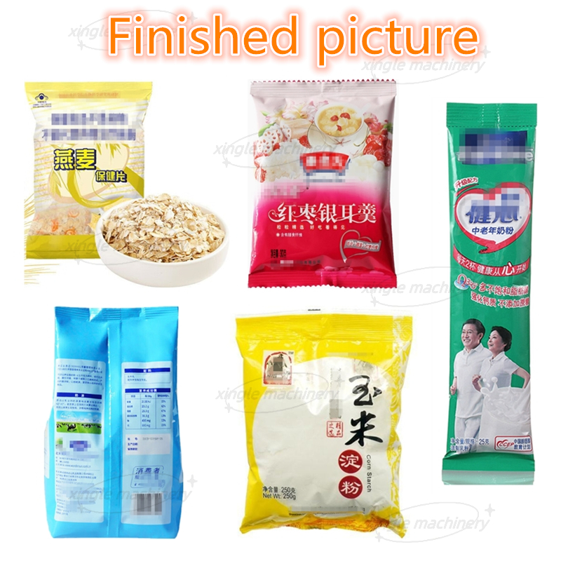 เครื่องบรรจุผงเม็ดอัตโนมัติแบบถุงซีลด้านหลัง