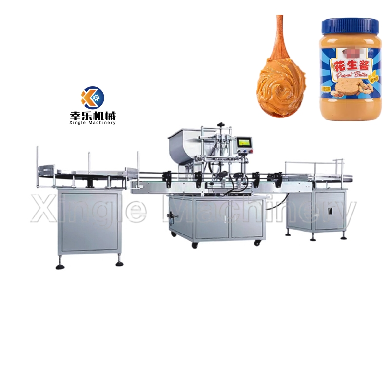 เครื่องบรรจุของเหลวแบบสามหัวอัตโนมัติความแม่นยำสูง