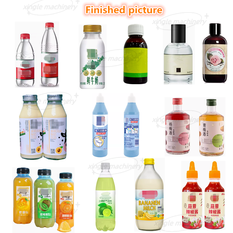 เดสก์ท็อปบรรจุของเหลวอัตโนมัติและสายการติดฉลากสูงสุดที่กำหนด