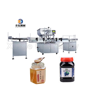 เครื่องบรรจุของเหลวแบบสามหัวอัตโนมัติความแม่นยำสูง