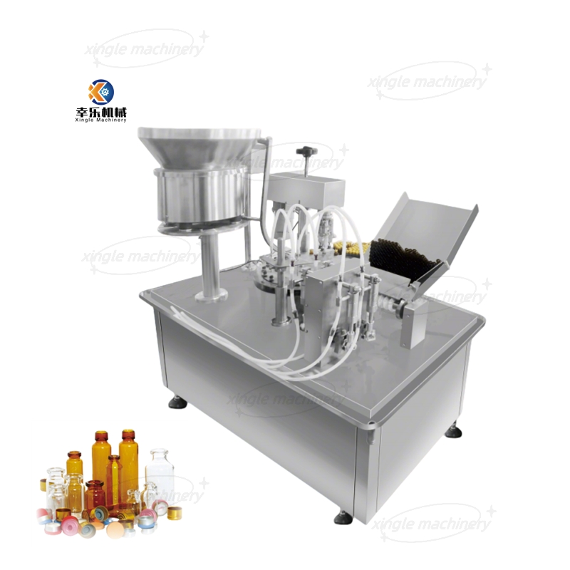 เครื่องบรรจุของเหลวในช่องปากขวดขนาด 5-30 มล. และปิดผนึกเครื่องสูงสุด