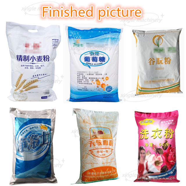 เครื่องบรรจุถุงแป้งบรรจุถุงใหญ่กึ่งอัตโนมัติ