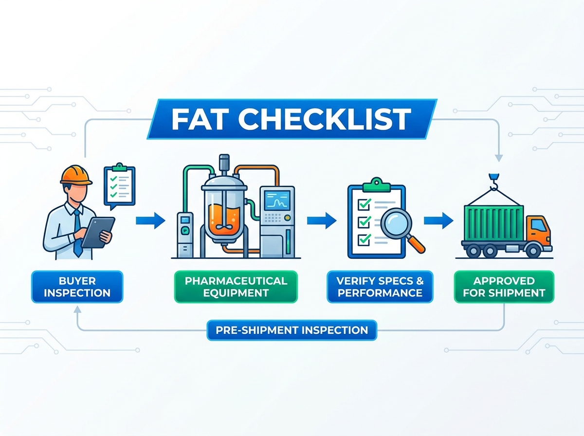 รายการตรวจสอบ FAT ของอุปกรณ์เภสัชกรรม